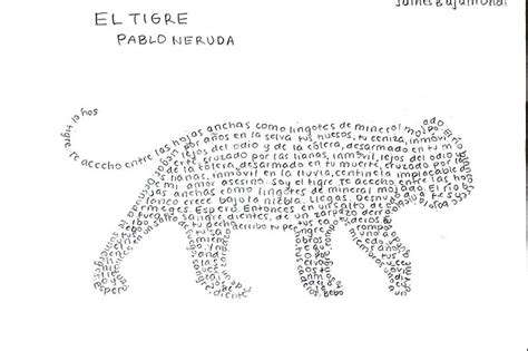 James hizo El Tigre de Pablo Neruda James mostró su lado creativo en