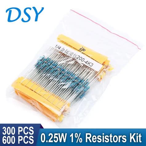 Kit De Resistencias De Pel Cula Met Lica Tipos W W