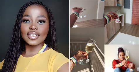 Gorgeous Mzansi Babe Flexes With Brand New Crib Netizens Inspired By