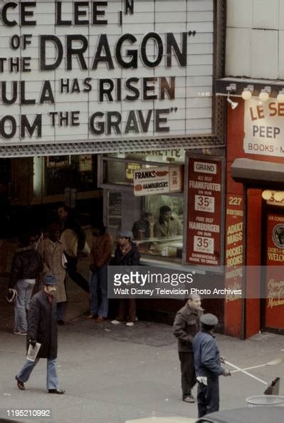 Times Square 1970s Movie Theater Appearing On The Abc Tv Series Abc News Photo Getty Images