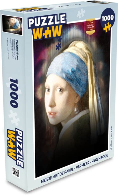 Puzzel Meisje Met De Parel Vermeer Regenboog Legpuzzel Puzzel