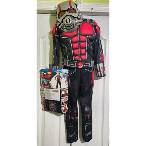 Rubie S Costumes Rubies Walmart Exclusive Marvel Ant Man Costume Bonus Clip On Badge