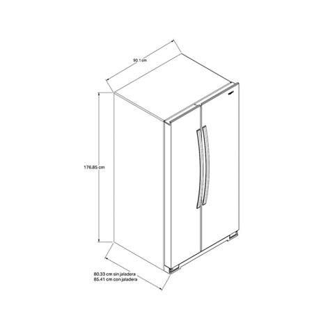 Refrigerator Side By Side 25ft Whirlpool Wd5600s El Tio Sam Puerto