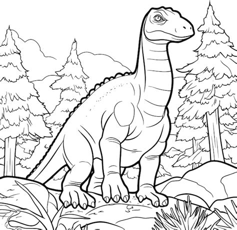 Un Dinosaurio Con Un Fondo Blanco Y Negro Que Dice Dinosaurio Imagen