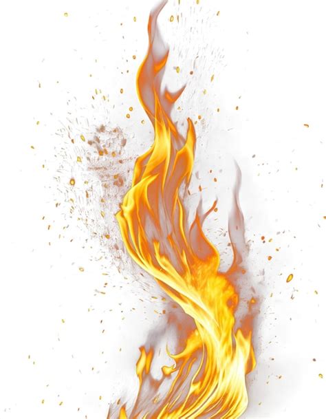 realistic flames psd  transparent background  intense dynamic