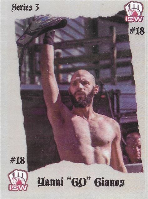 Icw Mke Official Trading Cards Series Yanni Gq Gianos