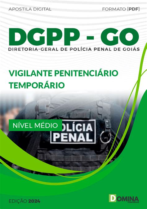 Apostila Dgpp Go Vigilante Penitenci Rio Tempor Rio