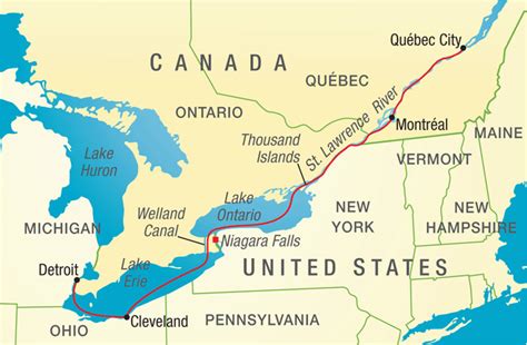 St Lawrence River Canada Map | secretmuseum