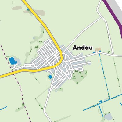 Andau Stadtpl Ne Und Landkarten