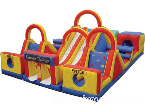 Extreme Challenge Inflatable Obstacle Carnival Rides