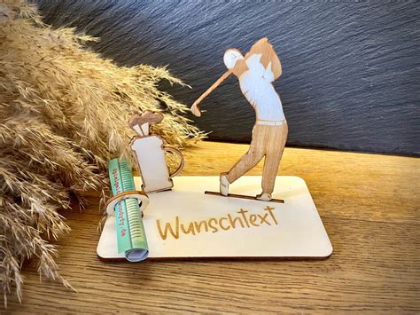 Geldscheinhalter Golfer Golf Golfspieler Geldgeschenk Geburtstag