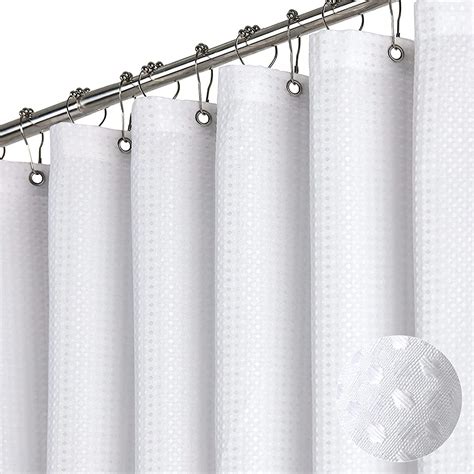 Amazon Dynamene Inch Stall Shower Curtain Waffle Weave Heavy