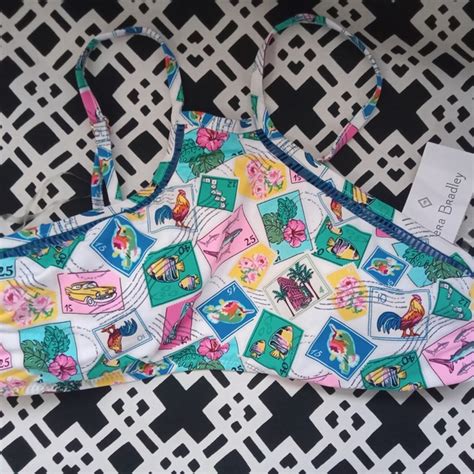 Vera Bradley Swim Nwt Vera Bradley Colorful Bikini Top Poshmark