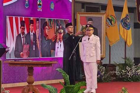 Dadang Somantri Dilantik Jadi Pj Wali Kota Tegal Gantikan Dedy Yon