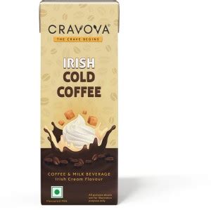 Cravova The Crave Begins Irish Cold Coffee Tetra Pack Instant Coffee