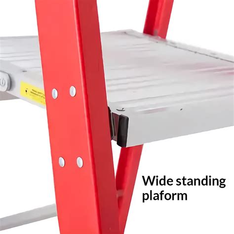 Gokulad 6 Foot Fiberglass Platform Podium Step Ladder