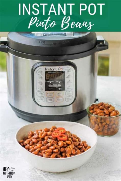 Instant Pot Pinto Beans No Soak Recipe Hey Nutrition Lady