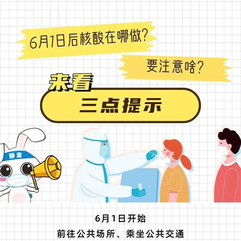 一图读懂丨6月1日后核酸在哪做？要注意啥？来看三点提示防护来源什么