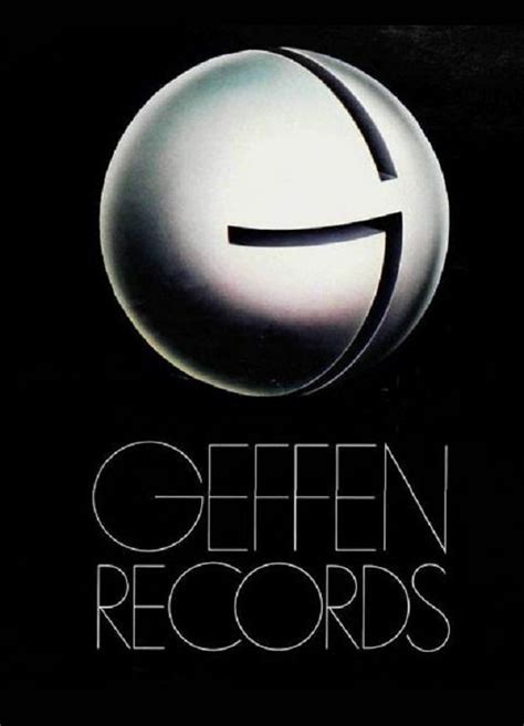 Geffen Records Label Record Label Logo Famous Logos Logo Design