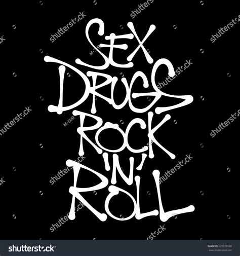 Sex Drugs Rock Roll Hedonistic Lifestyle Stock Vector Royalty Free Shutterstock