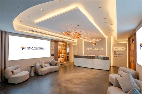 tesla properties dubai real estate office procurement arcedior