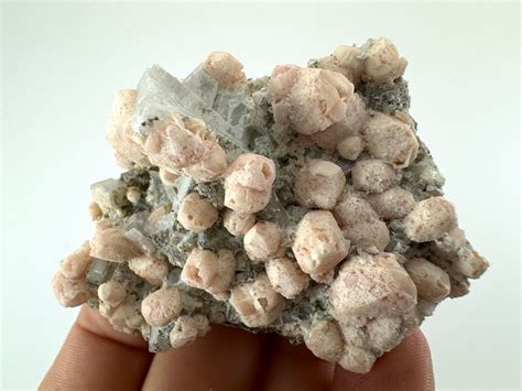 Very Rare Mangano Calcite And Baryte Pyrite From Androvo Mine Zlatograd