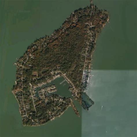 Johnson's Island in Marblehead, OH (Google Maps)