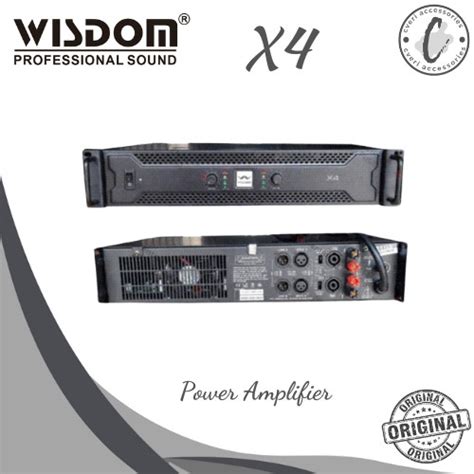 Jual Power Amplifier Wisdom X Original Jakarta Pusat Cveri