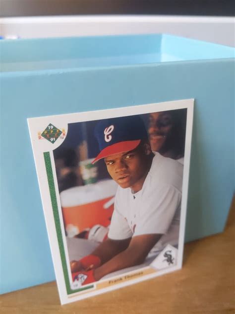 Upper Deck Frank Thomas Flipping The Middle Finger Real Rookie