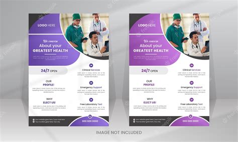 Premium Vector Greatest Health Flyer Design Template