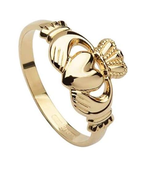 Bague Claddagh En Or K Pour Femme Anneaux De Claddagh