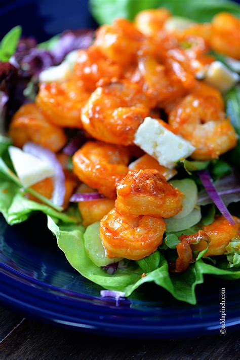 Buffalo Shrimp Salad Recipe - Add a Pinch