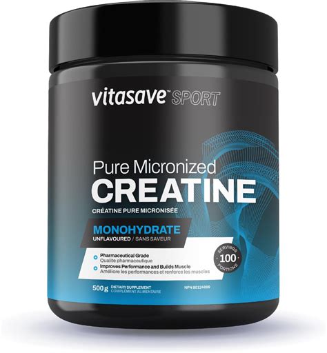 Amazon Vitasave Monohidrato De Creatina En Polvo Oz