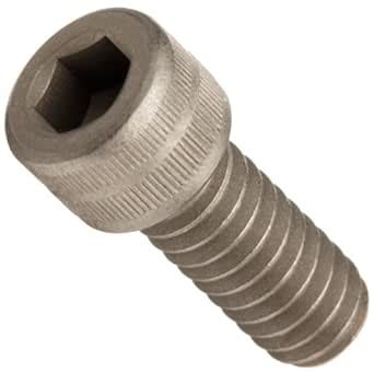 A Stainless Steel Socket Cap Screw Plain Finish Internal Hex Drive