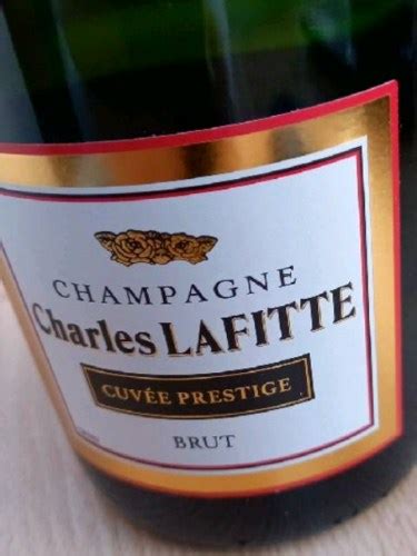 Charles Lafitte Cuvée Prestige Brut Champagne Vivino US