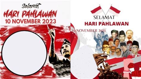 Link Twibbon Hari Pahlawan November Pasang Bingkai Menarik