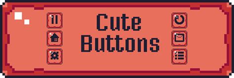 Cute Buttons By Humble Pixel