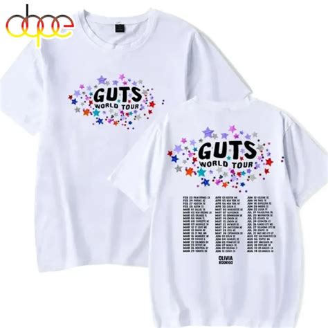 Olivia Rodrigo 2024 Guts World Tour Merch T Shirt Idf173424 Idea Fanatic