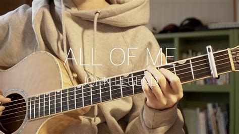 John Legend All Of Me Fingerstyle Guitar Cover Yerin Kim YouTube