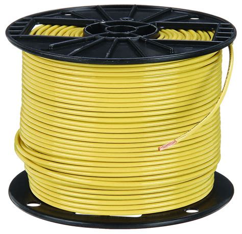 SOUTHWIRE Building Wire THHN 12 AWG Yellow 2500 Ft 4WZF6