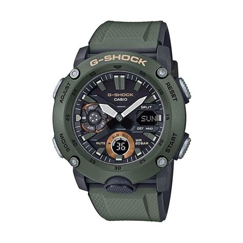 Promo Casio G Shock Jam Tangan Pria Original GA 2000 3ADR Diskon 55