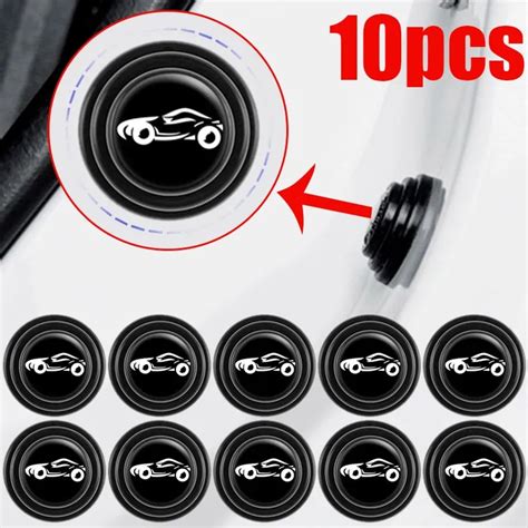 Pcs Car Door Anti Shock Silicone Pad Hood Trunk Anti Collision