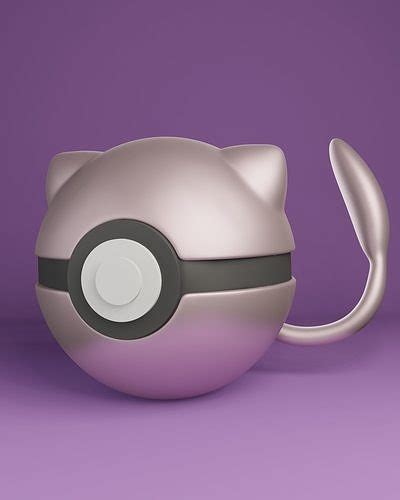 Pokemon Mew Pokeball 3d Model 3d Printable Cgtrader