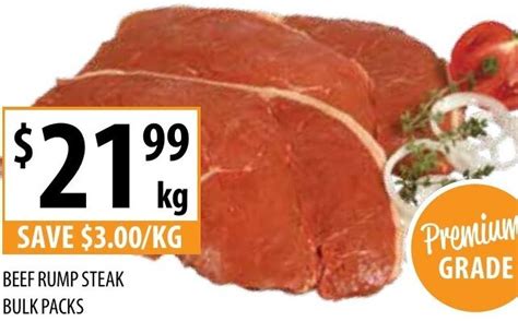 Beef Rump Steak Bulk Packs Offer At Supabarn