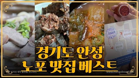 경기도 안성 찐 노포 맛집 베스트 2탄 Youtube