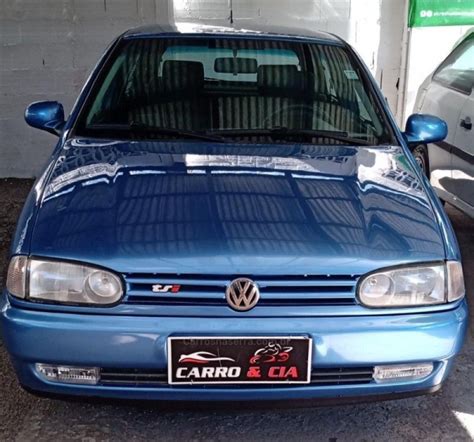 Volkswagen Gol Azul R Carro Cia