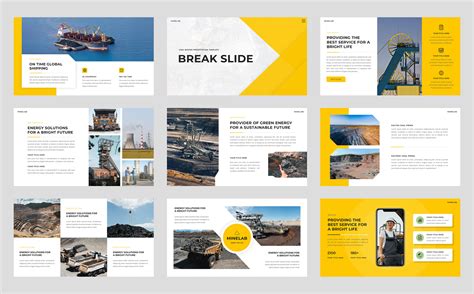 Minelab Coal Mining Powerpoint Template