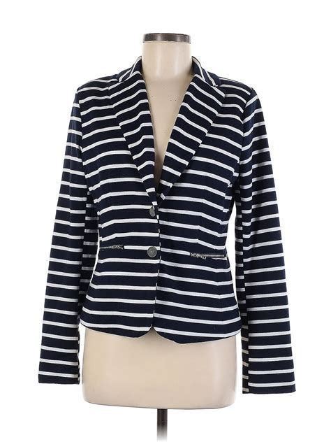 Cynthia Rowley Tjx Women Blue Blazer M Ebay