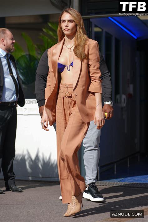 Cara Delevingne Sexy Seen Flaunting Her Hot Figure At The Mipcom In