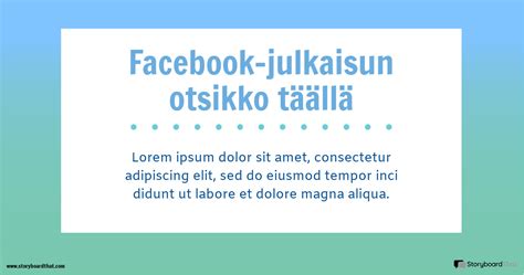 Yrityksen Facebook Malli 5 Storyboard Par Fi Examples